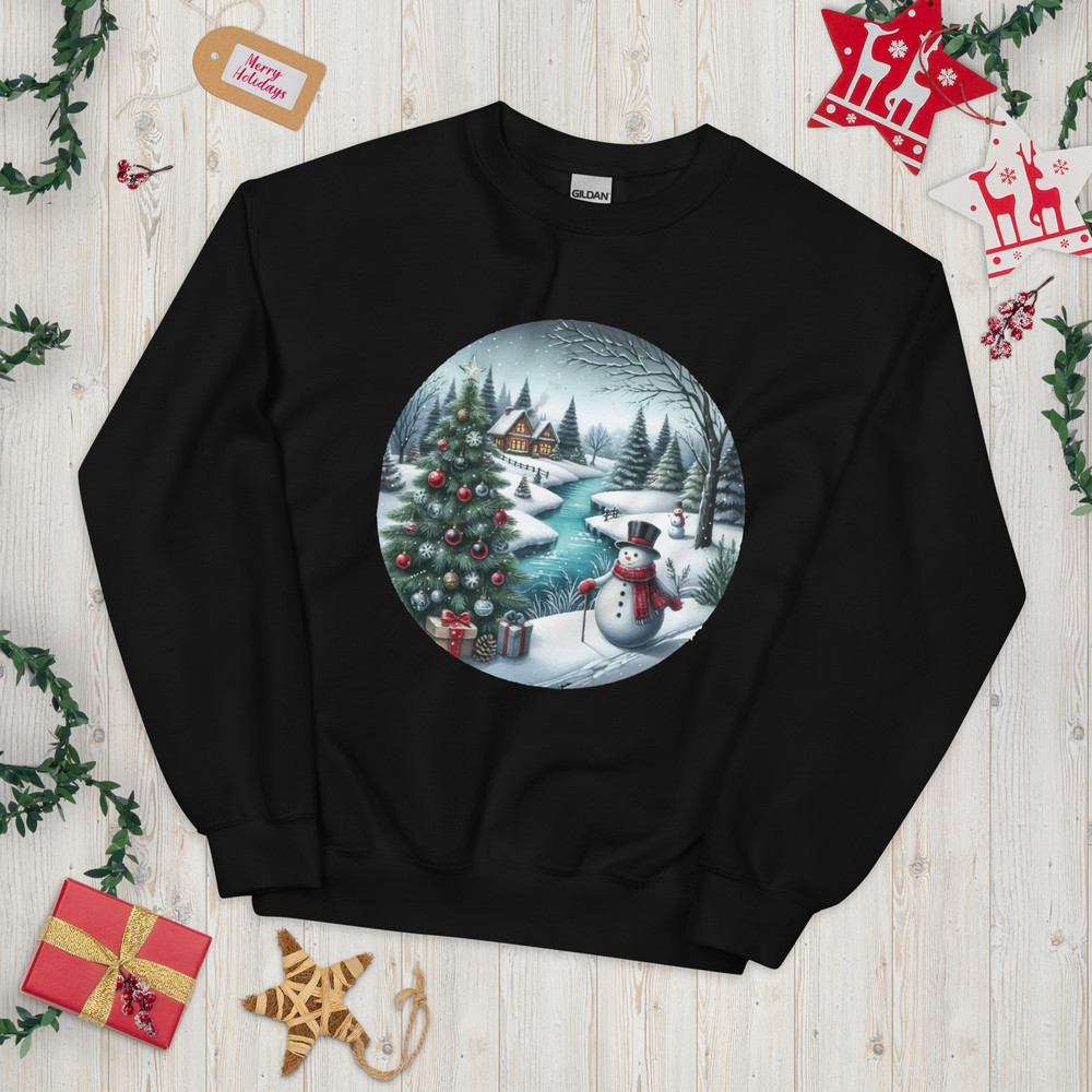 Festive Christmas Gifts  Decor  Unisex Sweatshirt  Inspire Uplift 2