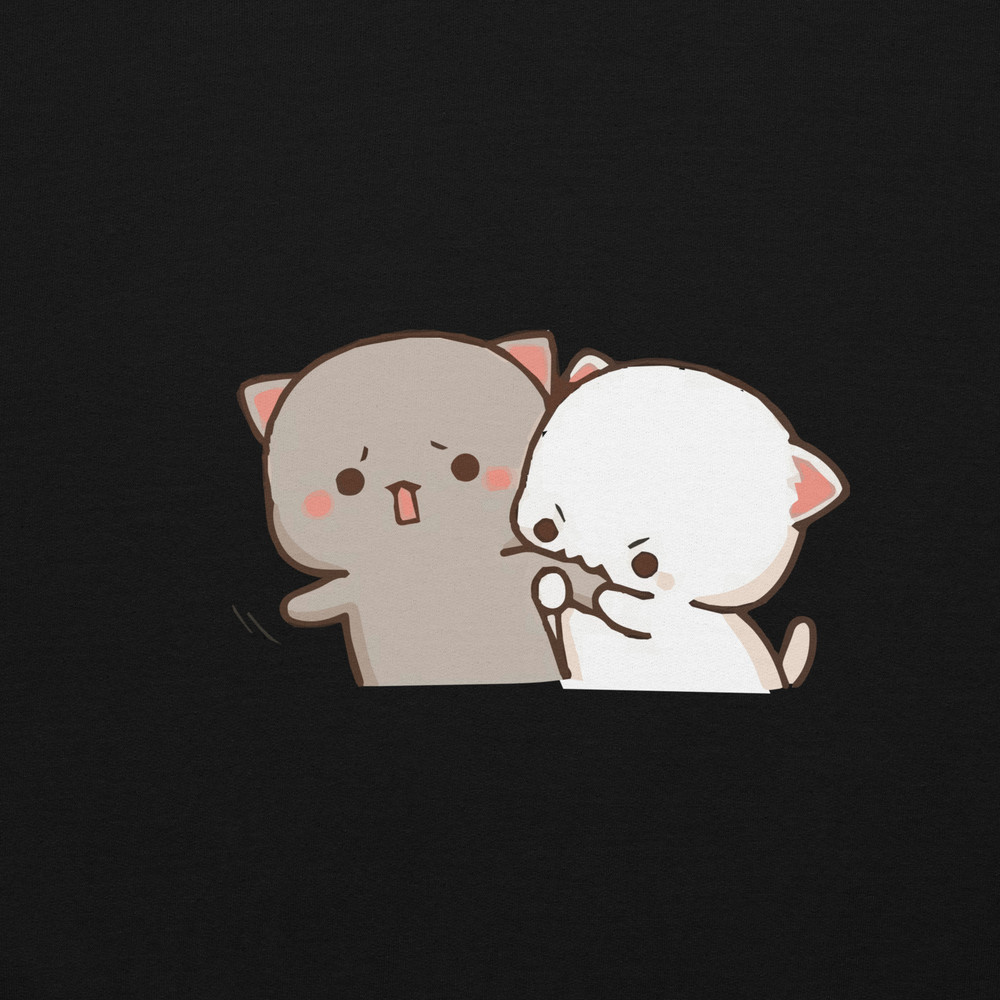 Kawaii Cat Art Unisex Sweatshirt Uplifting And Inspirational Design Cute And Motivational Apparel A 3