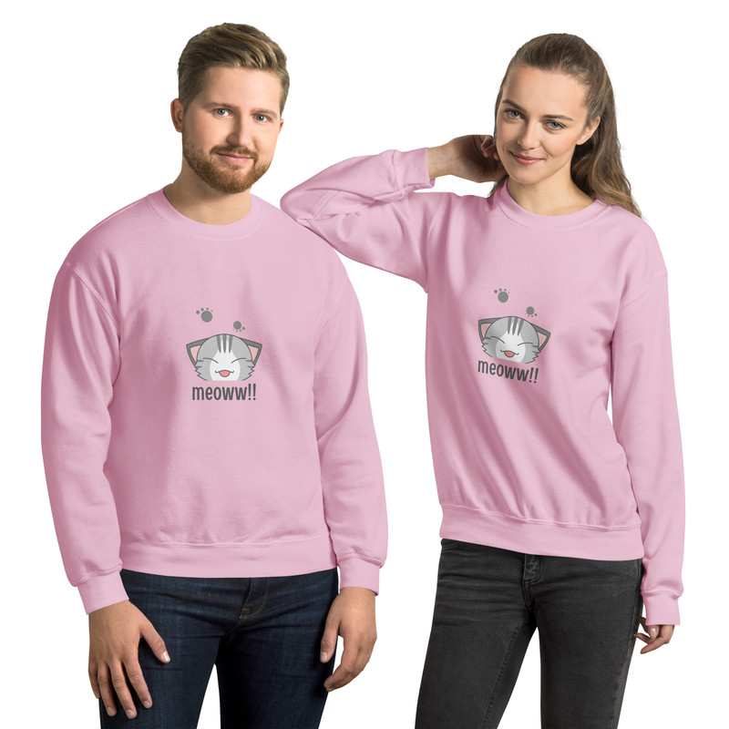 Unisex TShirt  Cute Cat Design Soft  Comfortable Casual Wea 6