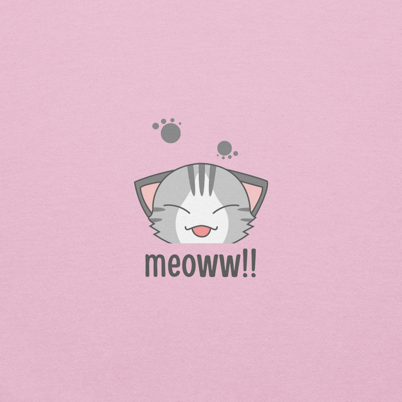 Unisex TShirt  Cute Cat Design Soft  Comfortable Casual Wea 7