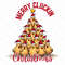 Merry Cluckin Christmas Sublimation Chicken Sublimation Chicken Trendy Png Christmas Chicken Design 0