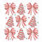 Coquette Christmas Tree Cake Png Christmas Png Christmas Tree Cake DTF 0