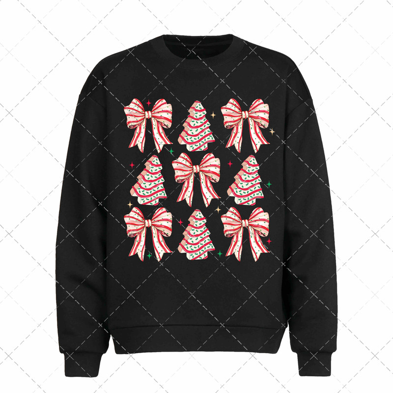 Coquette Christmas Tree Cake Png Christmas Png Christmas Tree Cake DTF 1