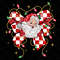 Retro Santa Coquette Christmas Bow PNG Santa DTF Trendy Christmas Png 0