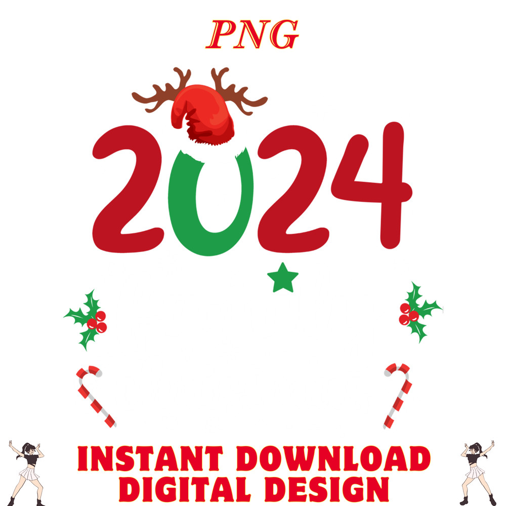 2024 Family Christmas Lights Santa Hat Xmas Family Matching 0