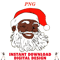 African American Santa Claus Winking Christmas Xmas Holiday 0