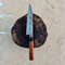 SCK06 CUSTOM HAND MADE SANMAI STEEL JAPANESE CHEF KNIFE ROSE WOOD HANDLE WITH WOODEN SHEATH 1