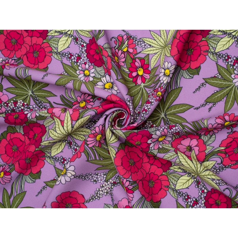 Multi Purpose Heavy Natural Crepe Exports Quality Digital Printed Fabrics 0