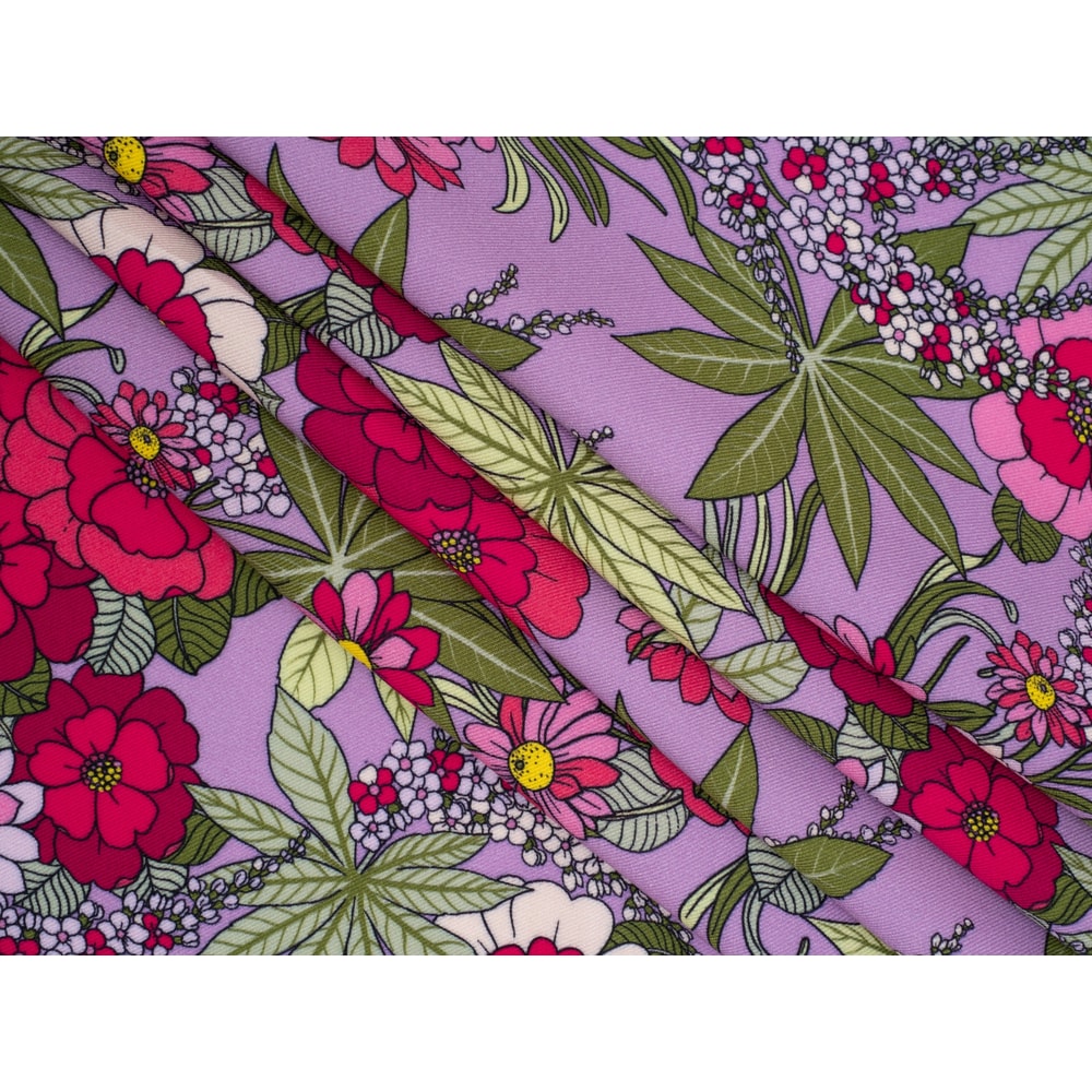 Multi Purpose Heavy Natural Crepe Exports Quality Digital Printed Fabrics 2