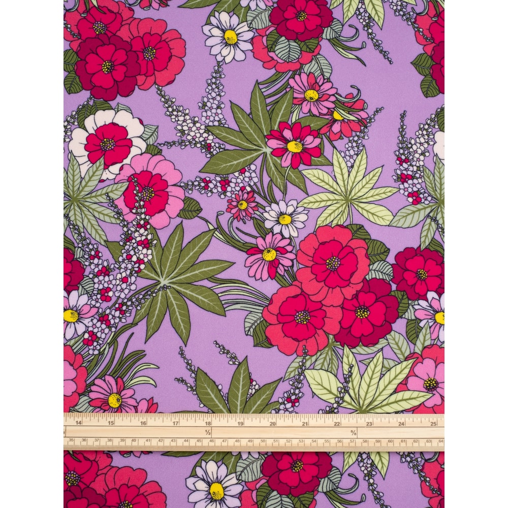 Multi Purpose Heavy Natural Crepe Exports Quality Digital Printed Fabrics 4