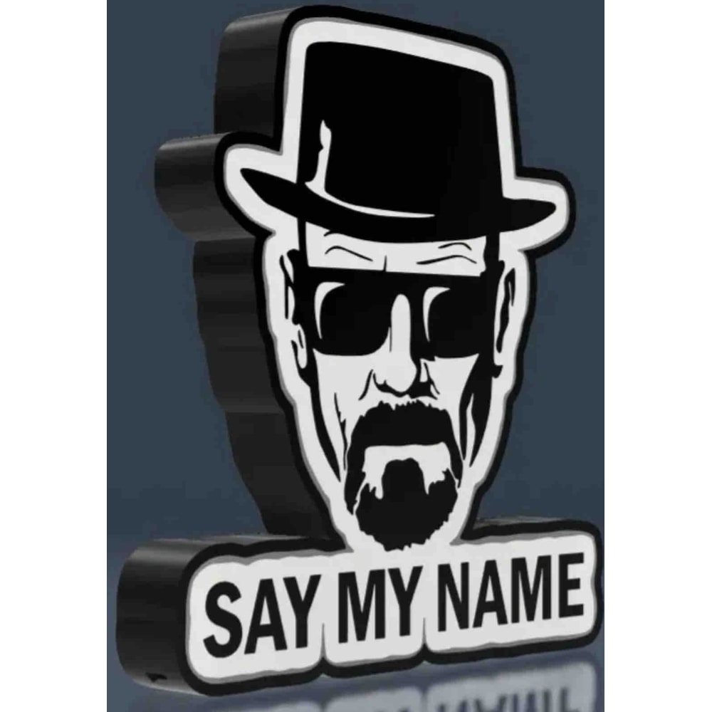 Breaking Bad Light Box 3D Printed LED Lamp Neon Sign For Man Cave Game Room Decor Display 0