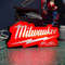 Milwaukee Tools Light Box 3D Printed LED Lamp Neon Sign For Man Cave Game Room Decor Display 0