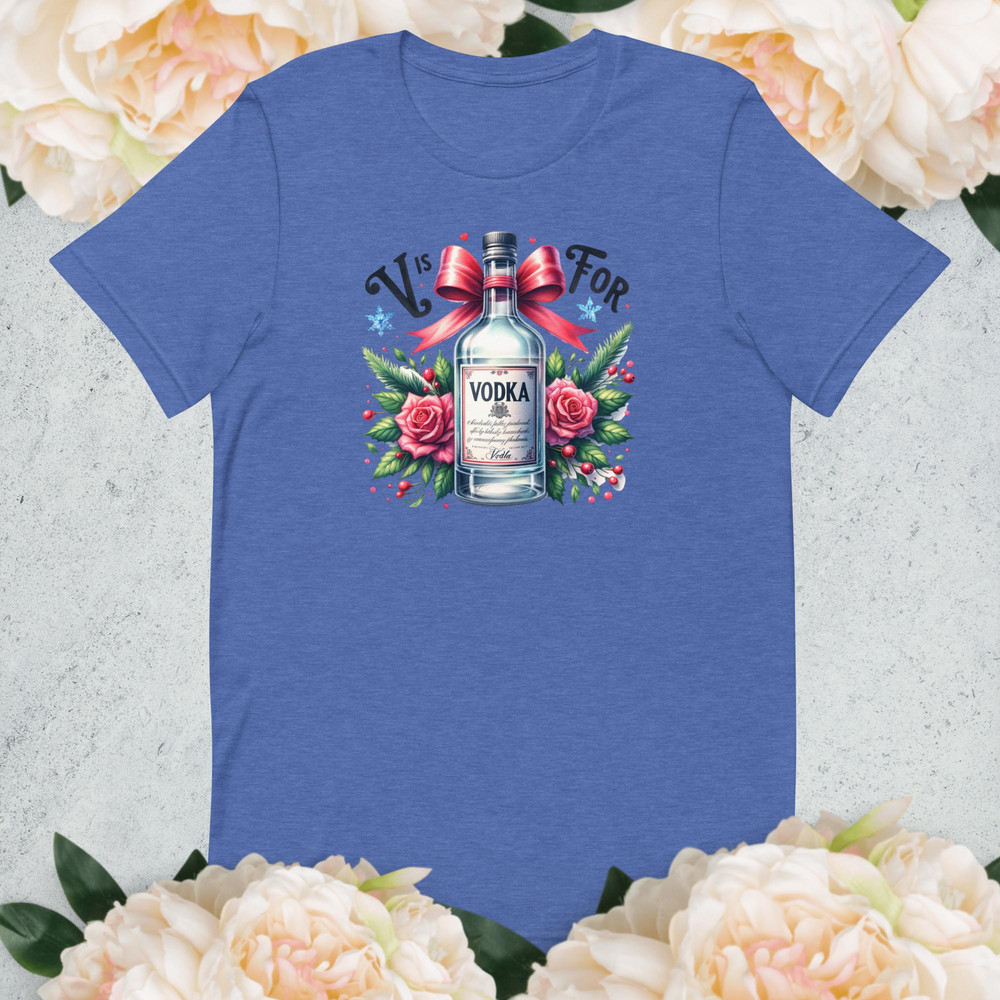 Funny Vodka TShirt Perfect For Vodka Lovers Unique Alcohol Lover Gift Cool Graphic Tee Casual Drink 5