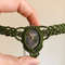 Moss Agate Macrame Choker 0