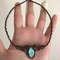Turquoise Minimal Macrame Necklace 1