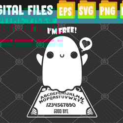 ouija board lazy halloween costume funny ghost spirit wiccan svg, eps, png, dxf, digital download