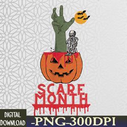 spooky jack o lantern svg, eps, png, dxf, digital download
