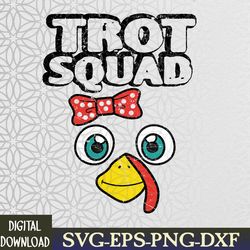 turkey face ribbon trot sqaud thanksgiving svg, eps, png, dxf, digital download