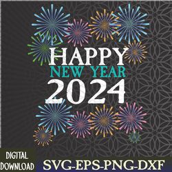 happy new year nye party funny new year silhouette svg, eps, png, dxf, digital download