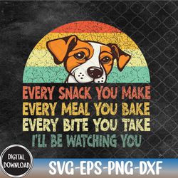 every snack you make every meal you bake beagle owner lover svg, eps, png, dxf, digital download