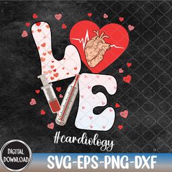 women cardiology valentine cardiac nurse cvicu cath lab svg, eps, png, dxf, digital download