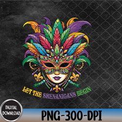 let the shenanigans begin mardi gras jester mask beads, mardi gras svg, svg, eps, png, dxf