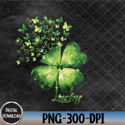 butterfly lucky clover shamrock st patricks day svg, svg, eps, png, dxf