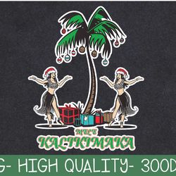 hula hawaiian christmas mele kalikimaka beach xmas holiday png digital download