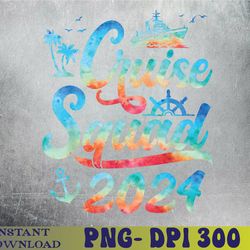 cruise 2024 family cruise squad matching png, sublimation design