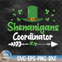 shenanigans coordinator saint patricks day svg, eps, png, dxf