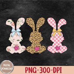 Cute Easter Day Png, Leopard Bunny Floral Png, Happy Easter Day Png, Sublimation Design