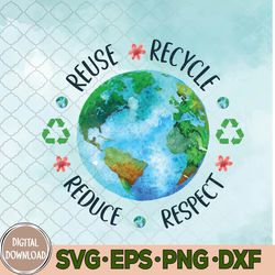 Earth Day Teacher Environment Day Recycle Earth Day Svg, Earth Day Svg, Eps, Png, Dxf