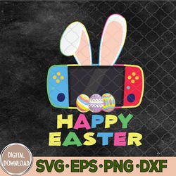 Video Game Easter Bunny Funny Gaming Controller Gamer Svg, Video Game Easter Svg, Funny Gaming Svg, Eps, Png, Dxf