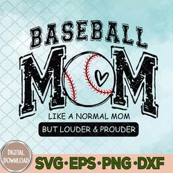 Baseball Mom Like A Normal Mom Game Day Baseball Softball svg, Baseball Mom svg, Game Day svg, Svg, Eps, Png, Dxf