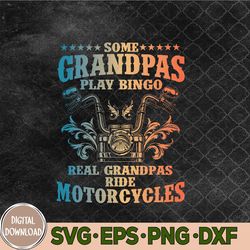Cool Grandpa Motor-Cycle Design For Men Biker Motorbike Lover Svg, Png, Digital Download