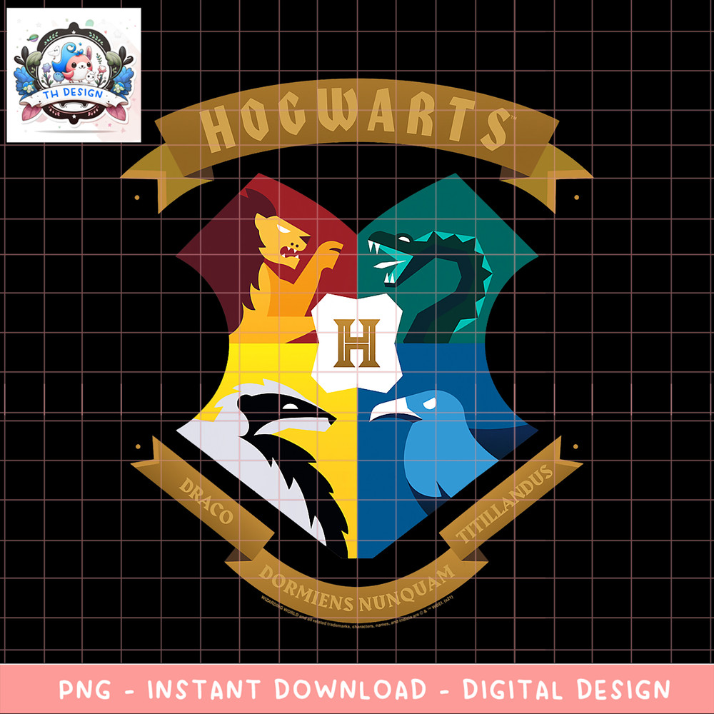 Harry Potter Abstract Hogwarts House Shield PNG Download copy.png