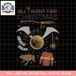 harry potter christmas all i want for christmas accessories png download copy