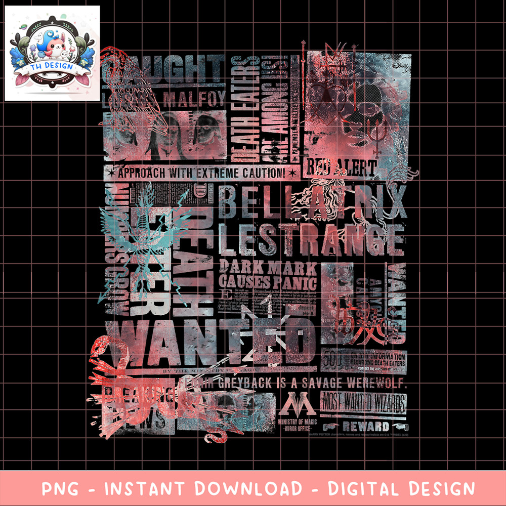 Harry Potter Death Eaters Most Wanted News Clippings PNG Download copy.png