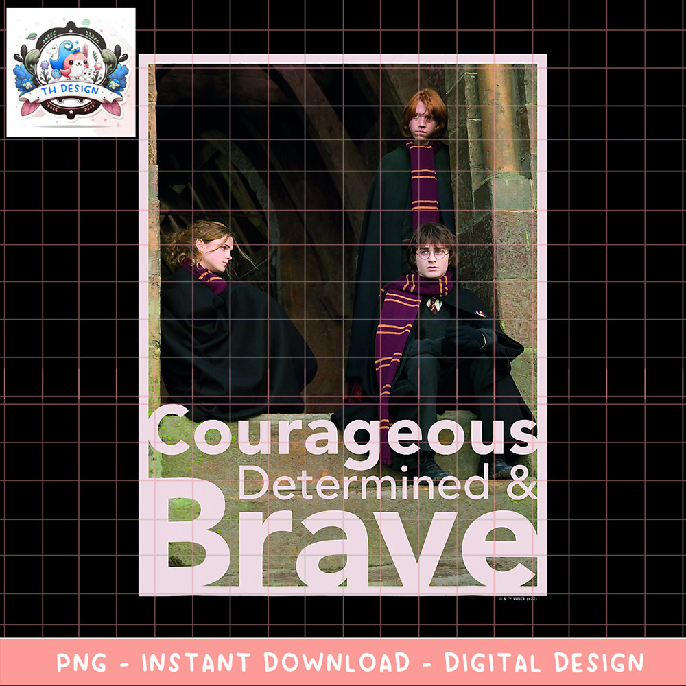 Harry Potter Deathly Hallows 2 Brave Trio Photo Poster PNG Download copy.png