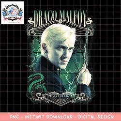 harry potter deathly hallows 2 draco malfoy slytherin poster png download copy