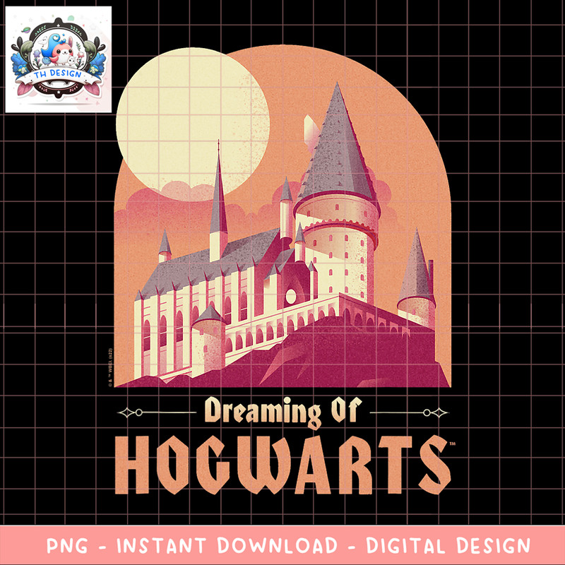 Harry Potter Deathly Hallows 2 Dreaming Of Hogwarts Poster PNG Download copy.png
