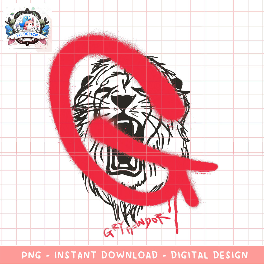 Harry Potter Deathly Hallows 2 Gryffindor Spray Pant Logo PNG Download copy.png