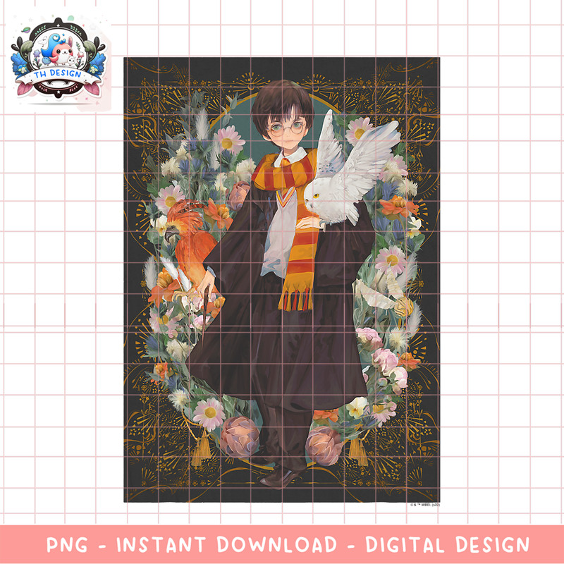 Harry Potter Deathly Hallows 2 Harry And Owl Portrait PNG Download copy.png