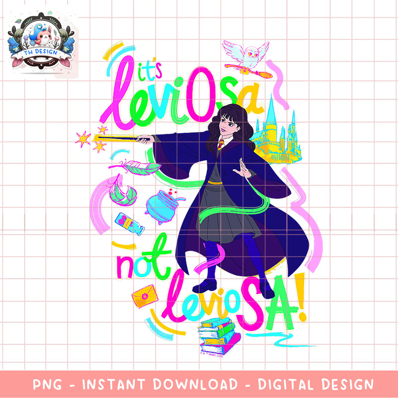 Harry Potter Deathly Hallows 2 Hermione Colorful Quote PNG Download copy.png