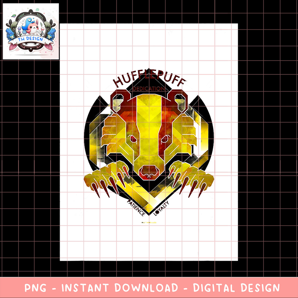 Harry Potter Deathly Hallows 2 Hufflepuff Badger Crest PNG Download copy.png