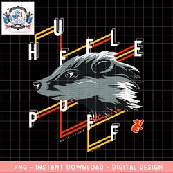 harry potter deathly hallows 2 hufflepuff badger head poster png download copy