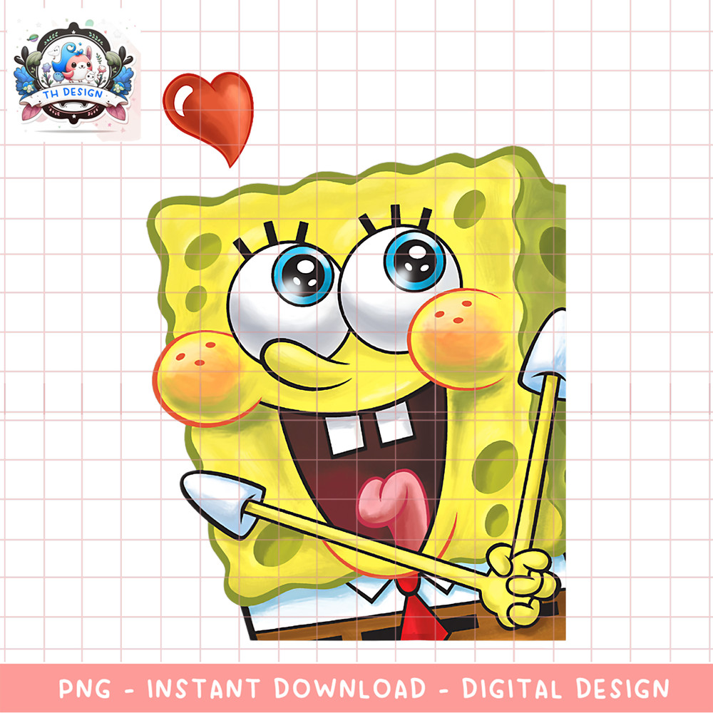 Heart Eyes SpongeBob SquarePants PNG Download copy.png