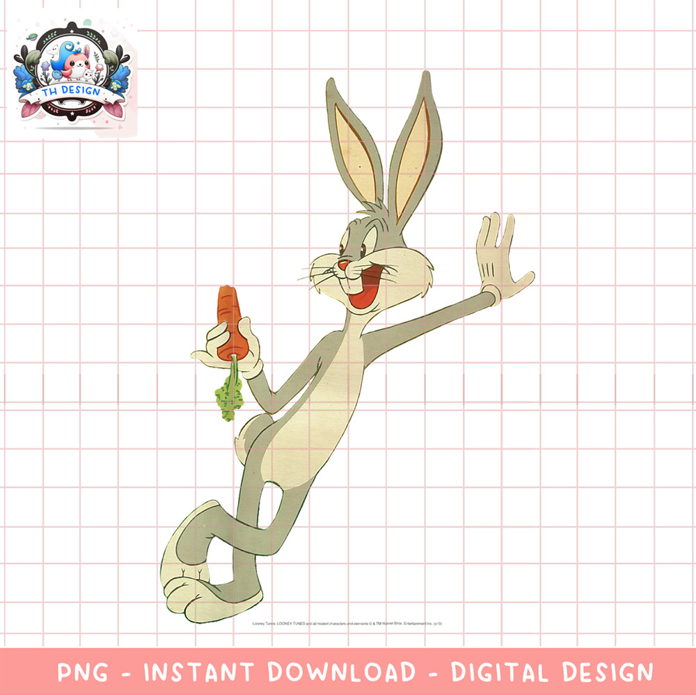 Kids Looney Tunes Bugs Bunny Retro Portrait PNG Download copy.png