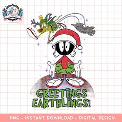 kids looney tunes christmas marvin greetings earthlings png download copy