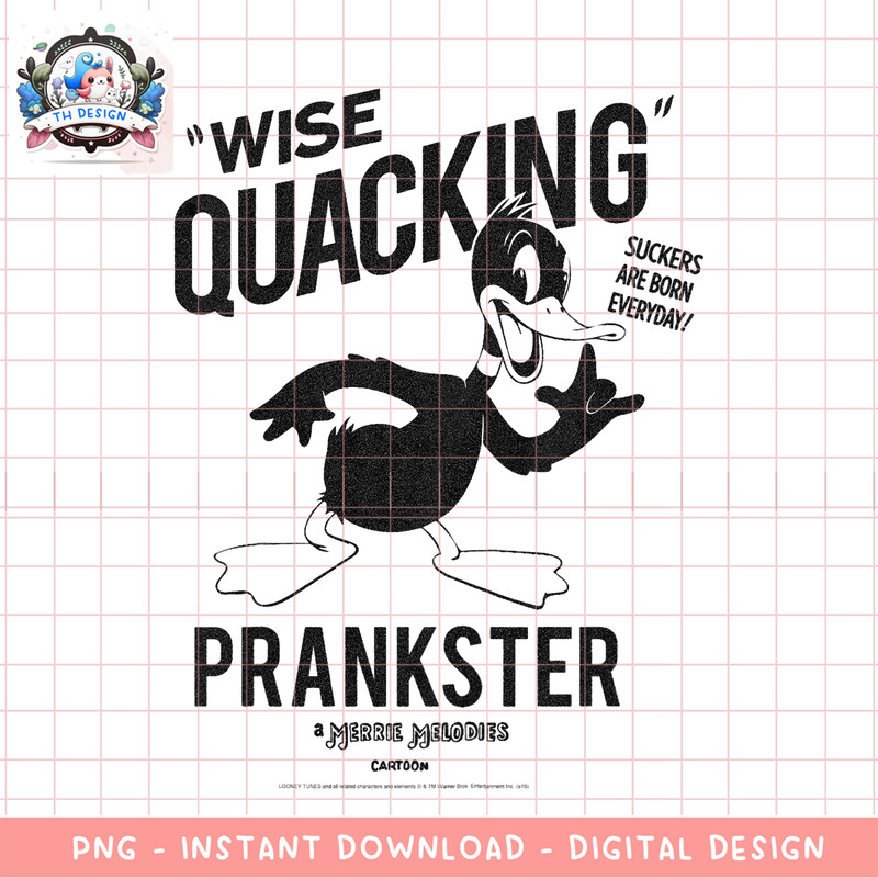 Kids Looney Tunes Daffy Duck Wise Quacking Prankster PNG Download copy.png